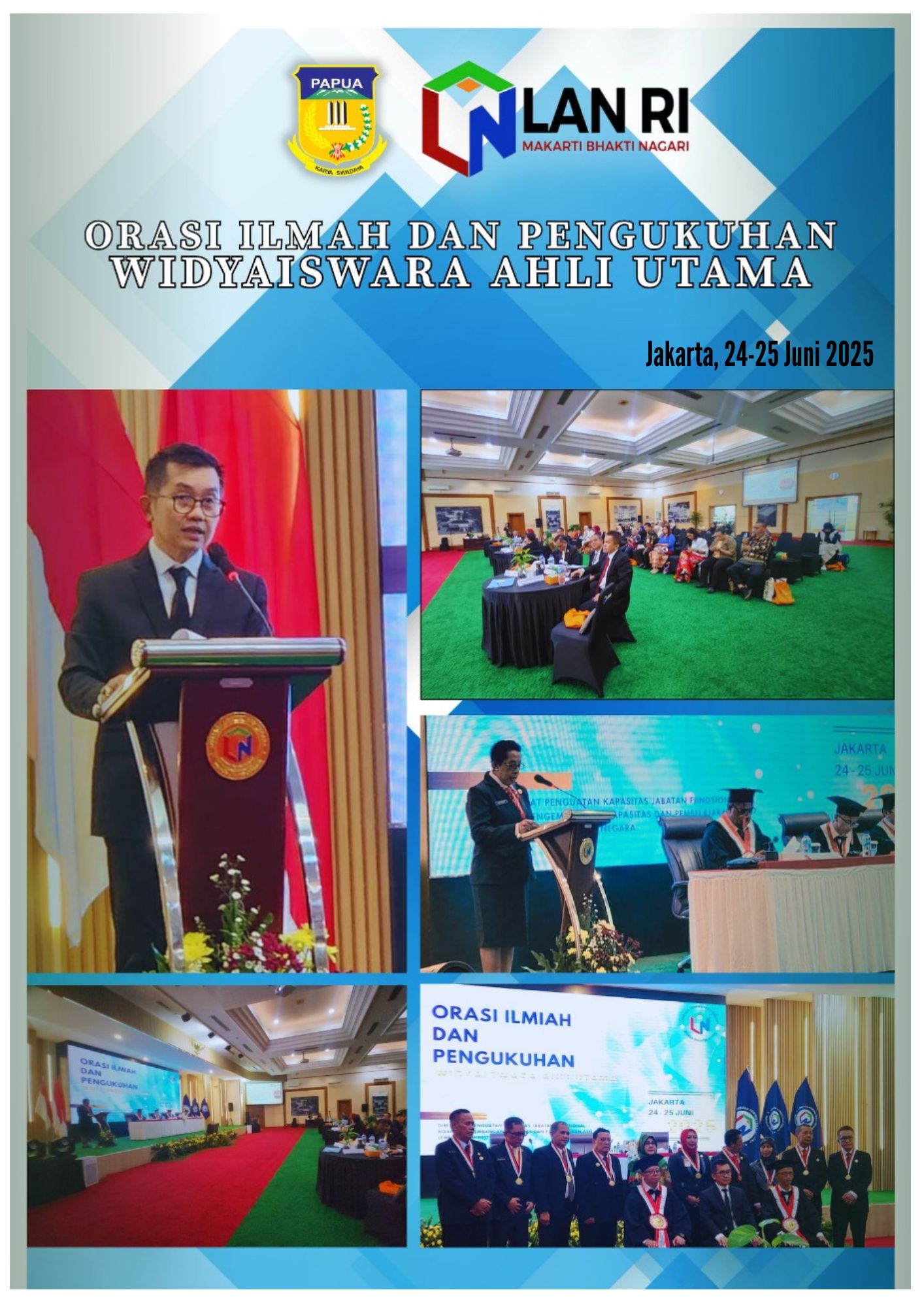 Orasi Ilmiah dan Pengukuhan Widyaiswara Ahli Utama Papua dari Pemerintah Provinsi Papua an. Ir. Anna O.S.H. Sawai, M.KP.