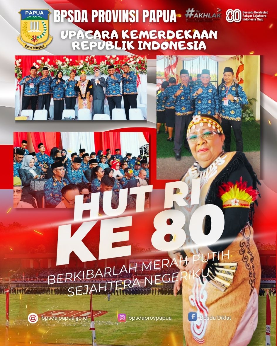 UPACARA HUT RI KE 80 TAHUN KEMERDEKAAN REPUBLIK INDONESIA