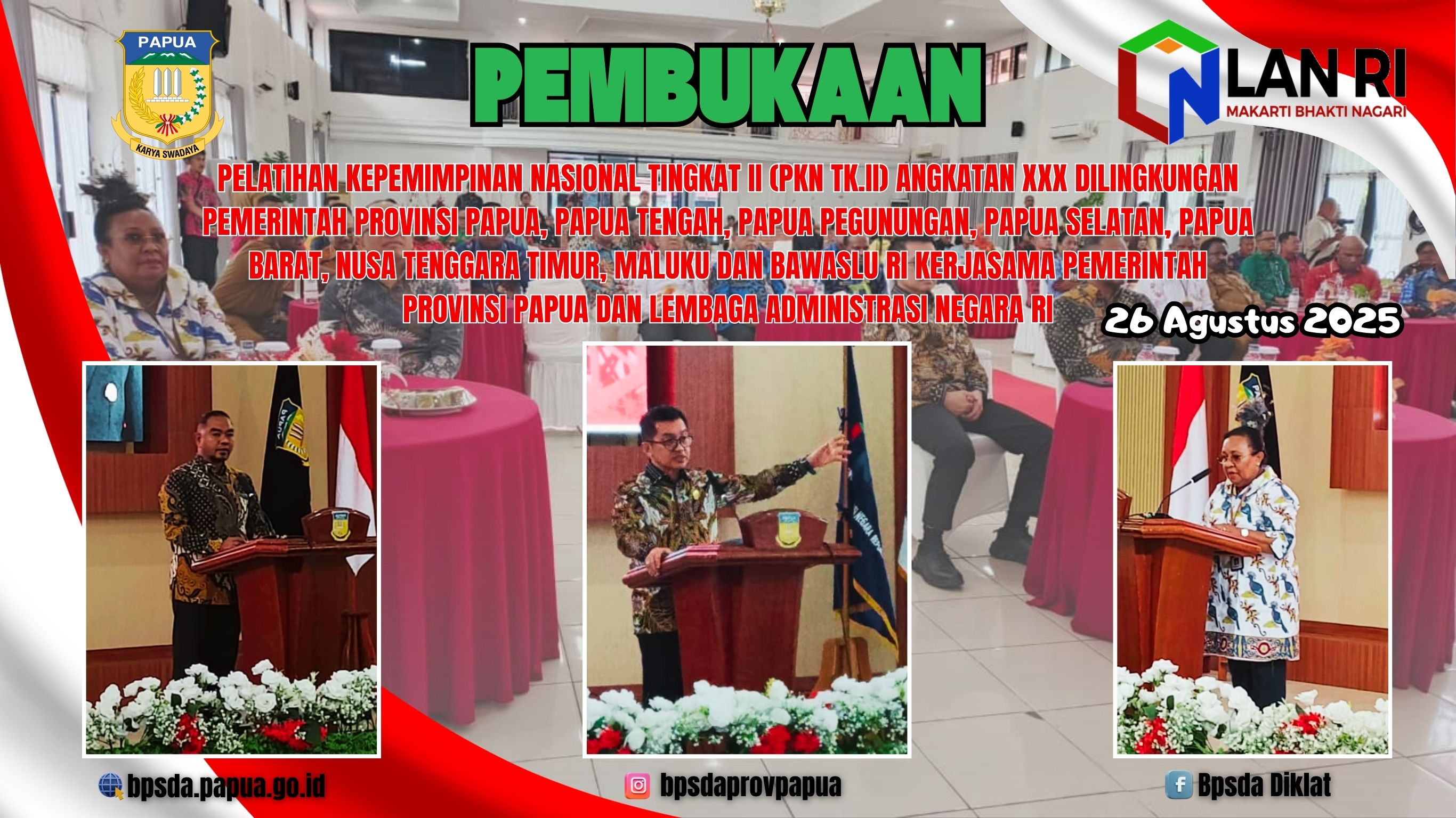 Kepala LAN RI Buka PKN II Angkatan XXX [...]