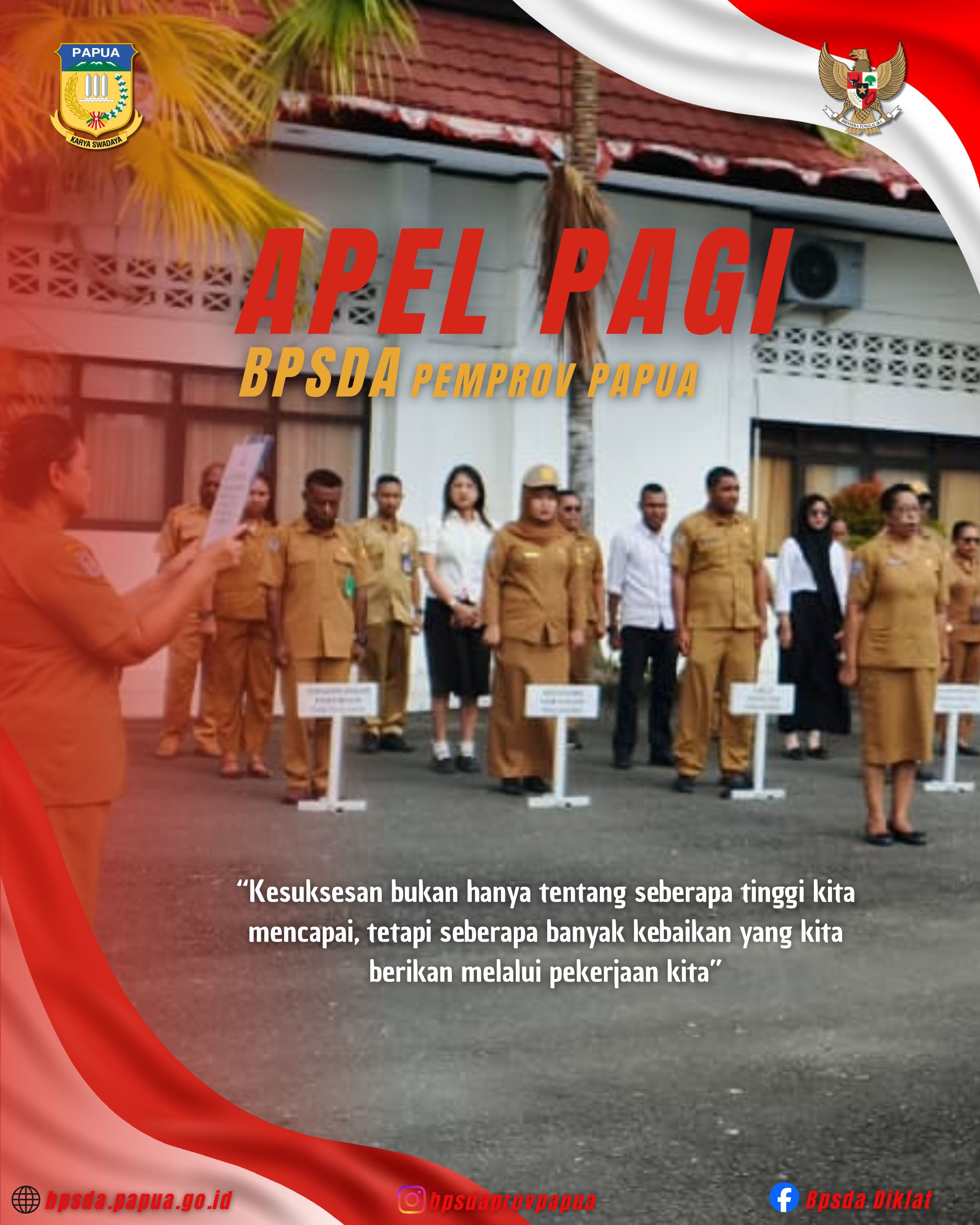 BPSDA Gelar Apel Pagi